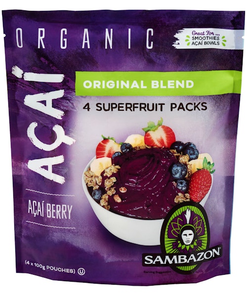 Acai Puré Sambazon, 400 g