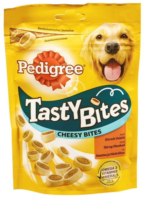 Bilde: © Pedigree / Kolonial.no Pedigree Cheesy Bites 140 g