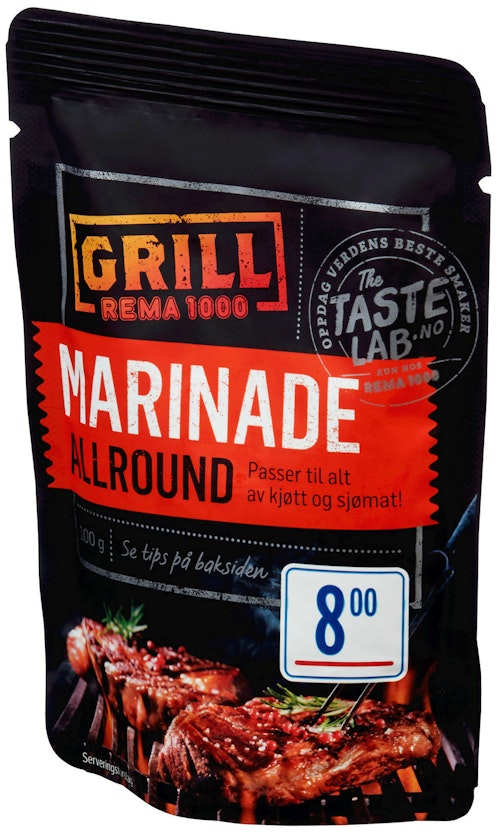 Bilde: © REMA 1000 / Kolonial.no REMA 1000 Allround Marinade Taste Lab, 100 g