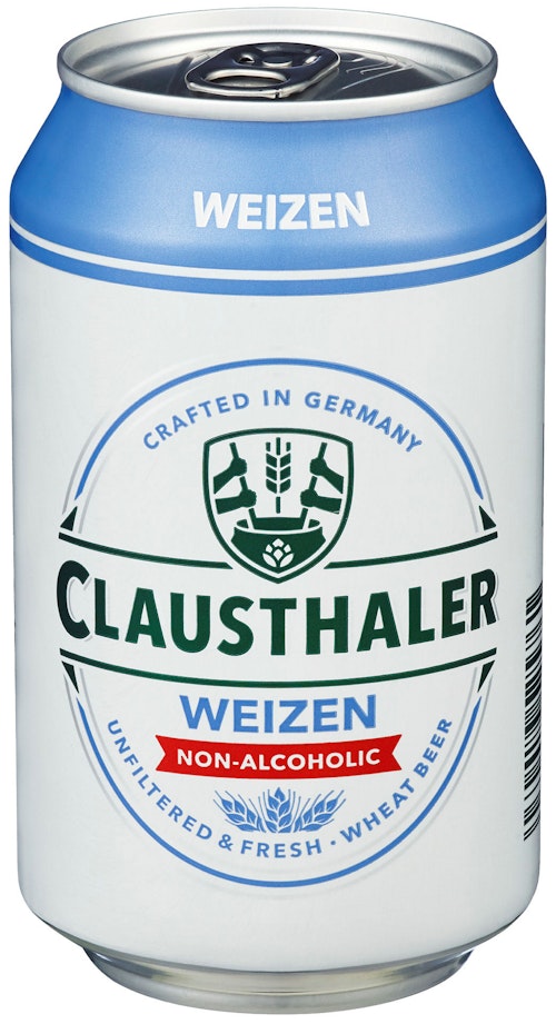 Bilde: © Clausthaler / Kolonial.no Clausthaler Clausthaler Weizen 0,33 l