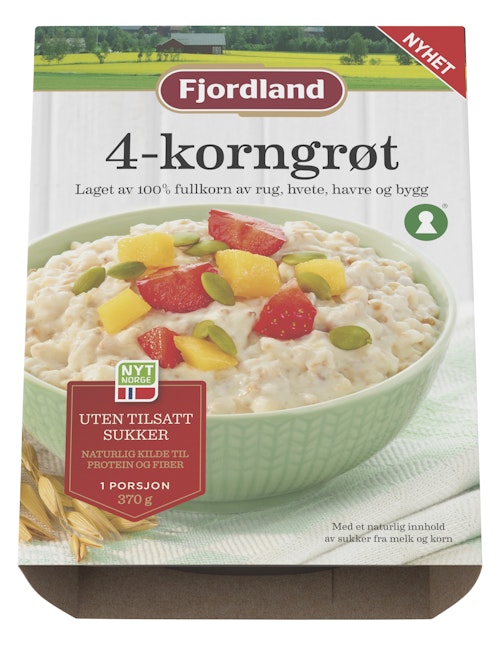 Bilde: © Fjordland / Oda Fjordland Firkornsgrøt 370 g