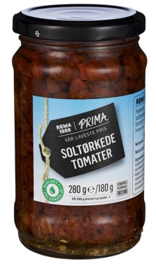 Bilde: © REMA 1000 / Oda REMA 1000 Soltørkede Tomater 280 g