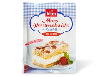 Bilde: © Idun / Kolonial.no Idun Rom Kakefyll 40 g