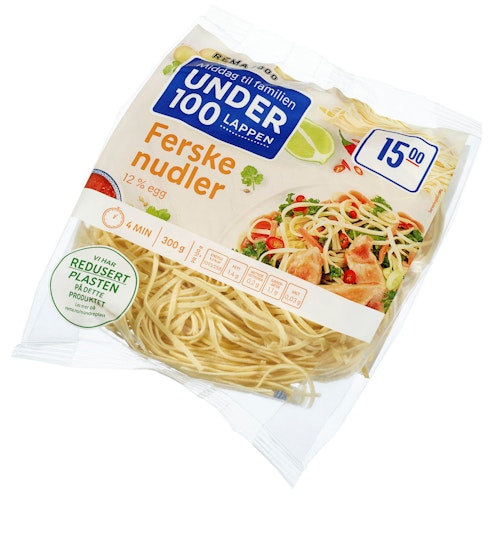 Bilde: © REMA 1000 / Kolonial.no REMA 1000 Nudler Ferske 300 g