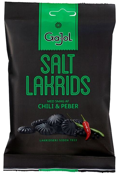 Bilde: © Ga-Jol / Oda Ga-Jol Salt Lakris Chili & Pepper, 140 g