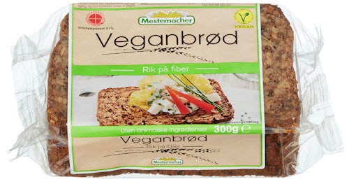 Bilde: © Mestemacher / Kolonial.no Mestemacher Veganbrød 300 g