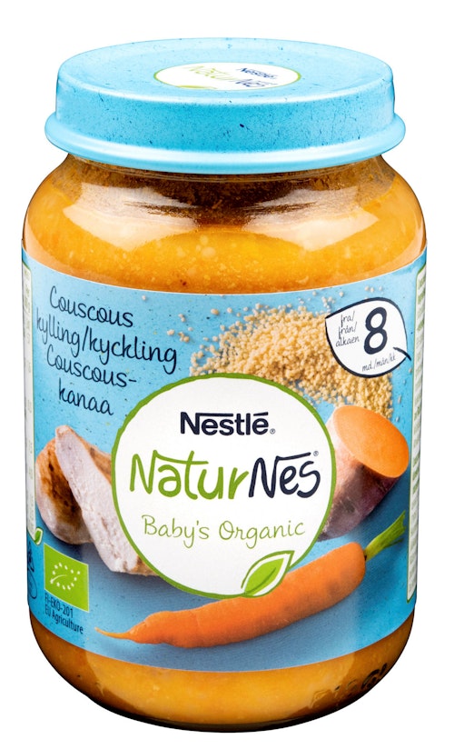 Bilde: © Nestlé / Kolonial.no Nestlé Couscous med Kylling Fra 8 mnd, 195 g