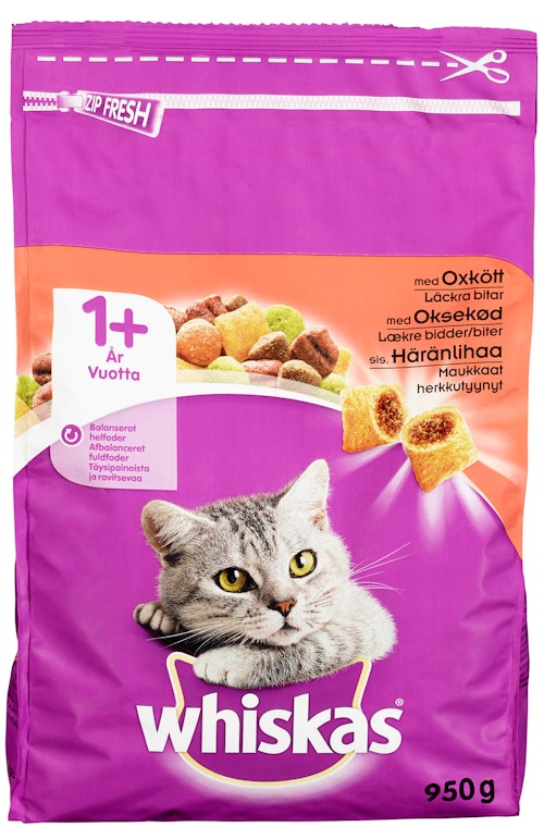Bilde: © Whiskas / Oda Whiskas Oksekjøtt +1 950 g