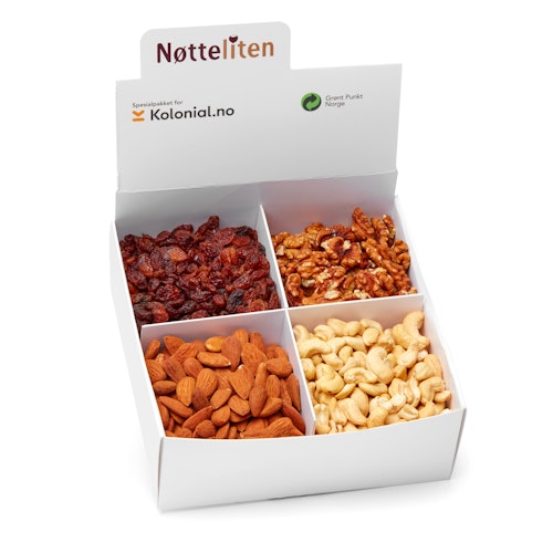 Bilde: © Nøtteliten / Kolonial.no Nøtteliten Økologisk Nøttemiks 1 kg
