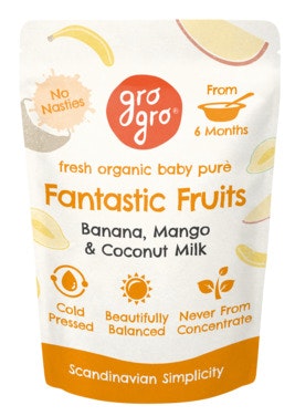Bilde: © Gro Gro / Oda Gro Gro Fantastic Fruits fra 6 mnd økologisk