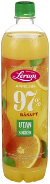 Lerum Appelsinsaft Uten Tilsatt Sukker