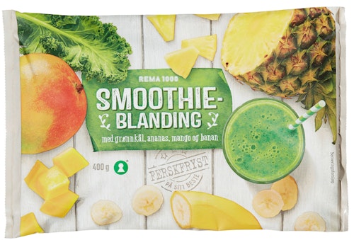 Bilde: © REMA 1000 / Oda REMA 1000 Smoothie Grønnkål & Frukt, 400 g