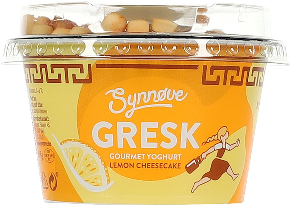 Synnøve Gresk Yoghurt Lemon Cheesecake