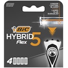 Bic Hybrid 5 Flex-barberhøvelrefills