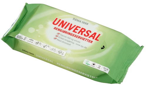 Bilde: © REMA 1000 / Kolonial.no REMA 1000 Universalserviett Rengjøring 48 stk