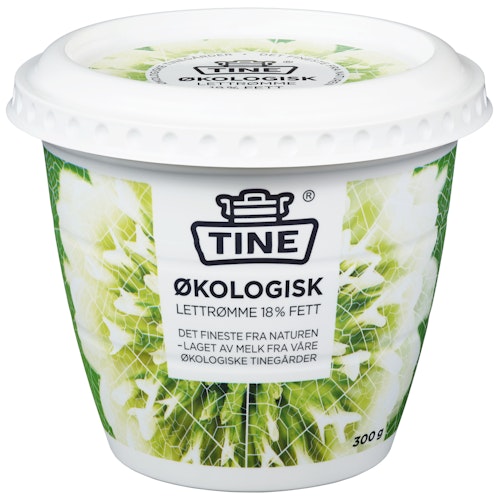Bilde: © Tine / Kolonial.no Tine Lettrømme Økologisk, 300 g