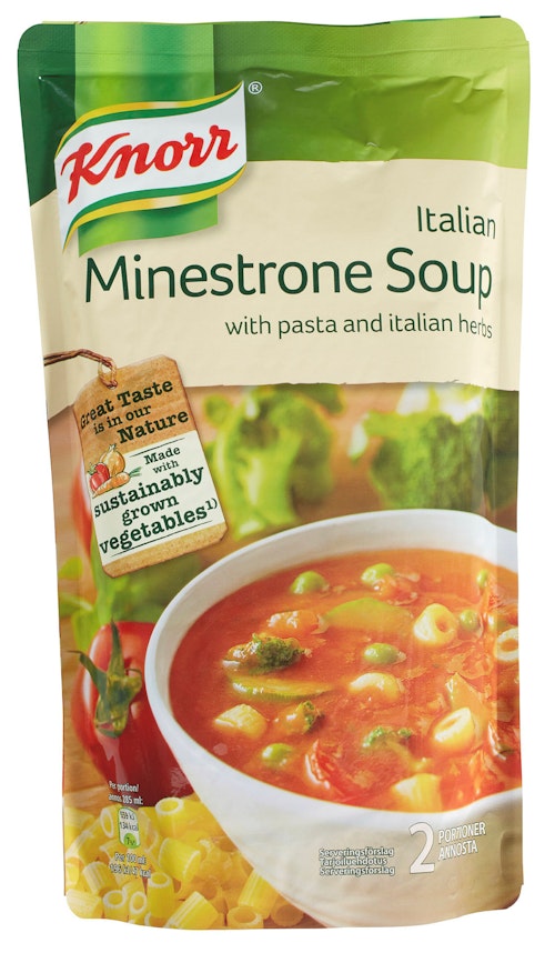 Bilde: © Knorr / Kolonial.no Knorr Minestronesuppe 570 ml