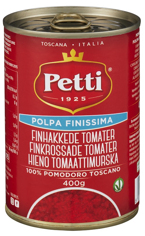 Bilde: © Petti / Oda Petti Finhakkede Tomater