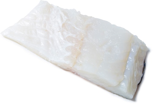 Bilde: © Fiskcentralen / Oda Fiskcentralen Lettsaltet Torskefilet Med Skinn Ca 350-400g