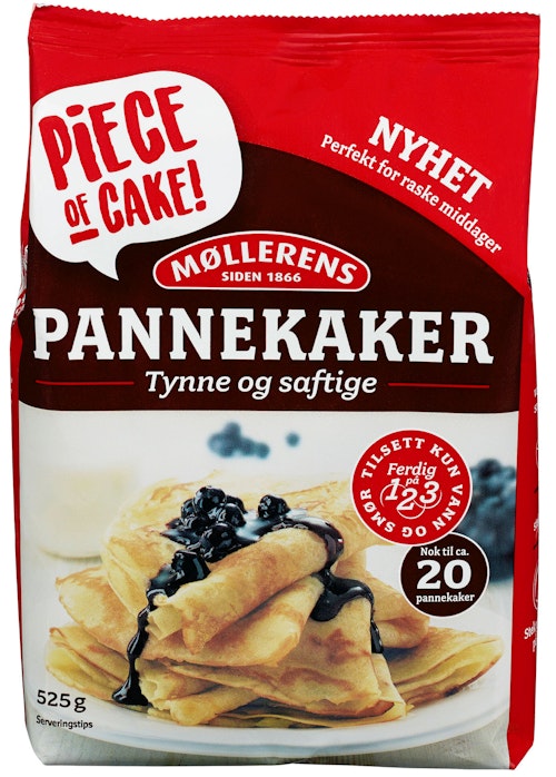 Bilde: © Møllerens / Kolonial.no Møllerens Pannekaker 525 g