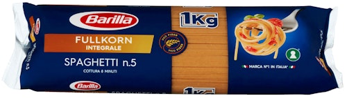 Bilde: © Barilla / Oda Barilla Spaghetti Fullkorn 1 kg