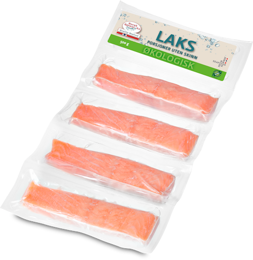 Bilde: © Norsk Sjømat / Oda Norsk Sjømat Økologisk Laksefilet Uten Skinn, 500 g
