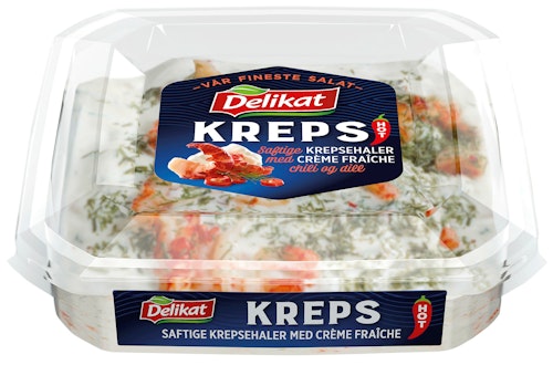 Bilde: © Delikat / Kolonial.no Delikat Krepsesalat med Chili 180 g