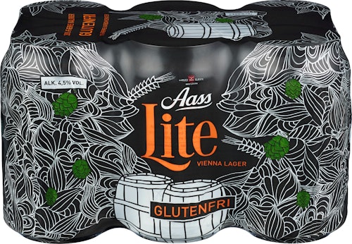 Bilde: © Aass Bryggeri / Kolonial.no Aass Bryggeri Aass Lite 6 x 0,33l, 1,98 l
