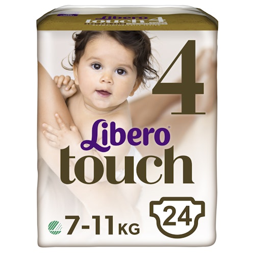 Bilde: © Libero / Kolonial.no Libero Libero Touch Tapebleie, Str.4 7-11kg, 24 stk
