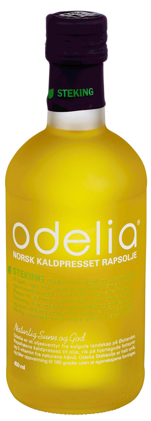 Bilde: © Odelia / Kolonial.no Odelia Rapsolje Steking, 450 ml