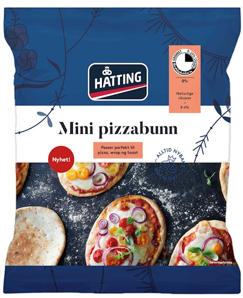 Bilde: © Hatting / Oda Hatting Mini Pizzabunn 6 stk, 390 g