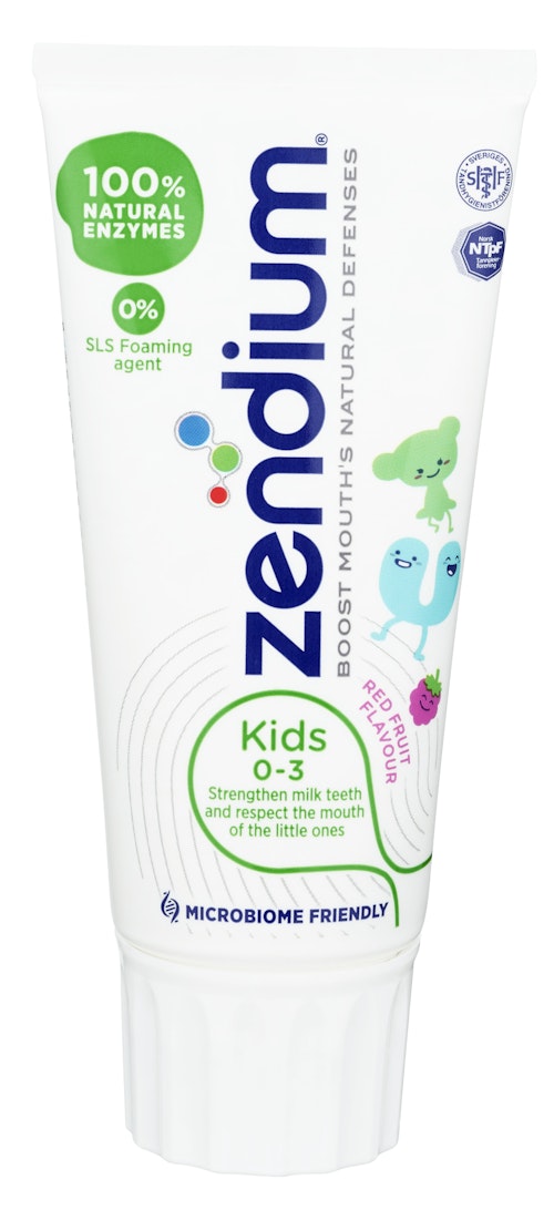 Bilde: © Zendium / Kolonial.no Zendium Zendium Kids Tannkrem 0-3 år, 50 ml