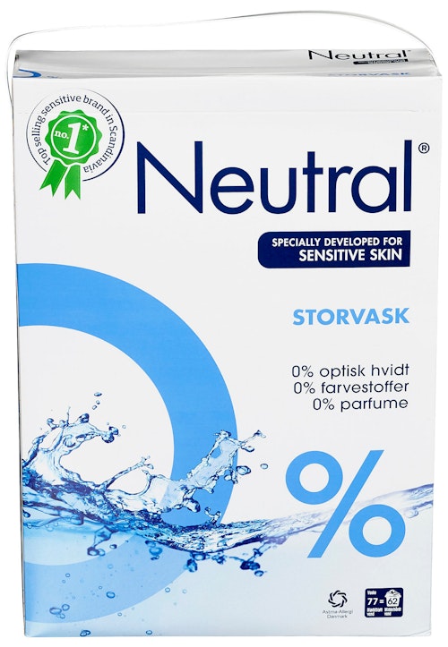 Bilde: © Neutral / Oda Neutral Storvask Hvitt & Farget, 5,27 kg