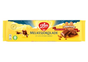 Bilde: © Freia / Oda Freia Melkesjokolade med Pepperkaker 190 g