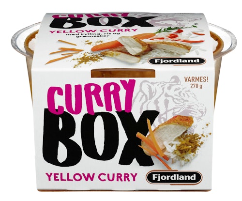 Bilde: © Fjordland / Kolonial.no Fjordland Yellow Curry 270 g