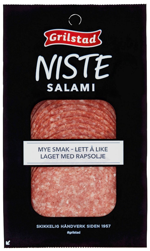 Bilde: © Grilstad / Kolonial.no Grilstad Nistesalami 100 g