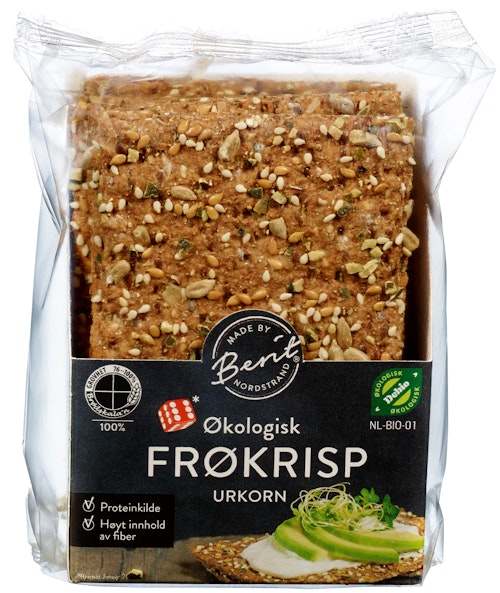 Bilde: © Berit Nordstrand / Kolonial.no Berit Nordstrand Frøkrisp Økologisk, 170 g