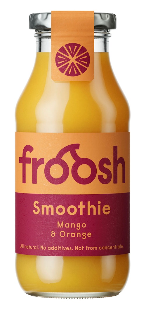 Bilde: © Froosh / Kolonial.no Froosh Smoothie Mango & Appelsin 250 ml