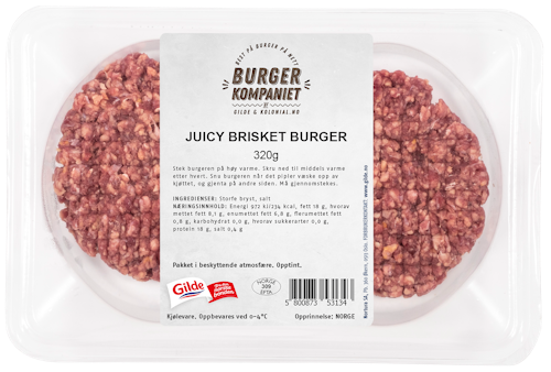 BurgerKompaniet Juicy Brisket Burger 2 Stk