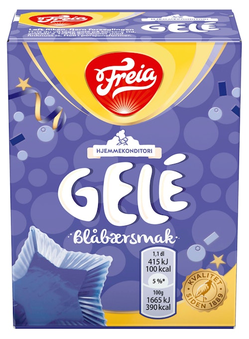Bilde: © Freia / Oda Freia Blåbærgelé 125 g