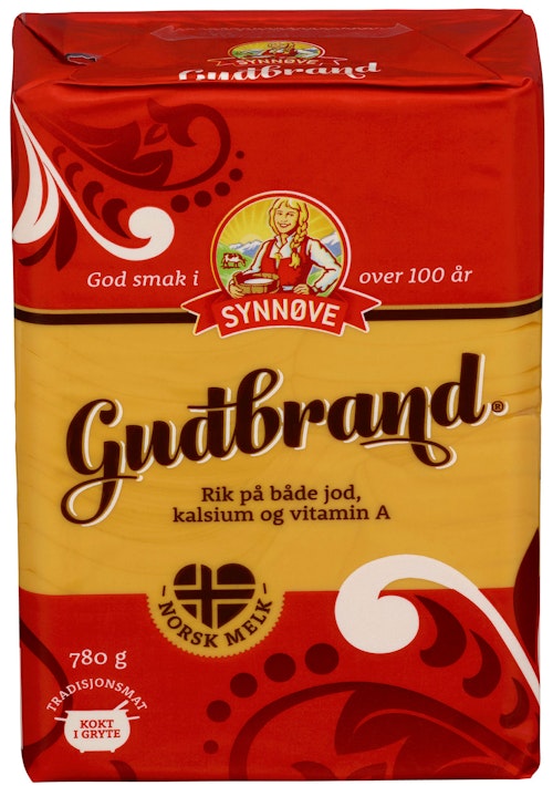Bilde: © Synnøve / Kolonial.no Synnøve Gudbrandsdalsost 780 g