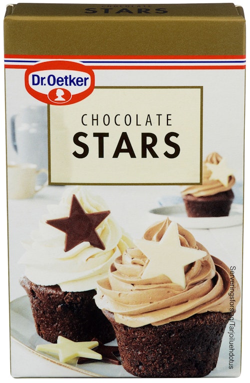 Bilde: © Dr. Oetker / Oda Dr. Oetker Sjokoladestjerner