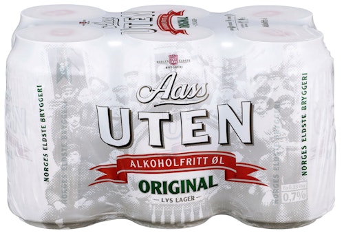 Bilde: © Aass Bryggeri / Kolonial.no Aass Bryggeri Aass Uten 6x0,33 liter, 1,98 l