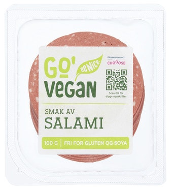Bilde: © Go Vegan / Oda Go Vegan Go'vegan Smak Av Salami 100 g