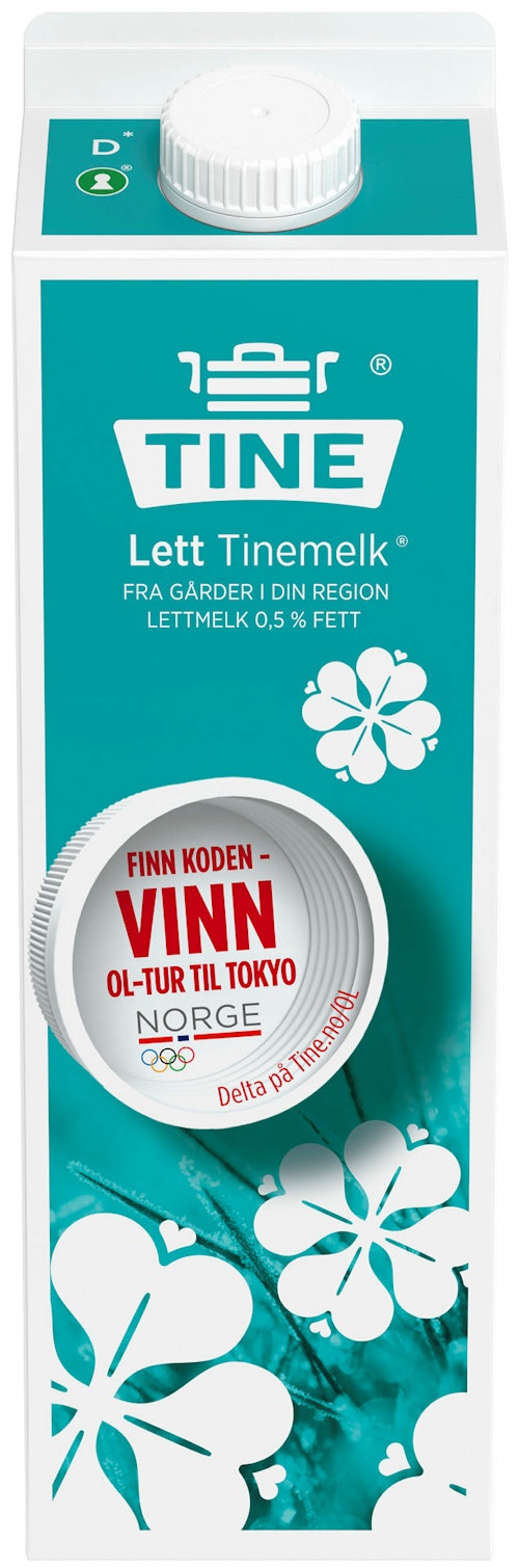 Bilde: © Tine / Kolonial.no Tine TineMelk Ekstra Lett 0,7%, 1 l