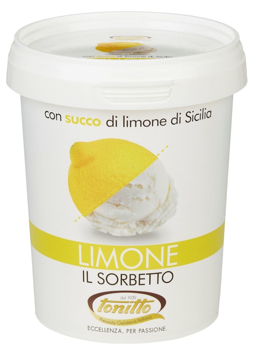 Bilde: © Tonitto / Kolonial.no Tonitto Sorbetto Limone Lime, 0,5 l