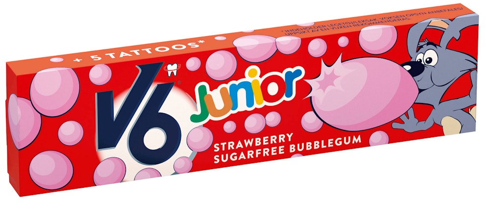 V6 Junior Bubblecious Strawberry