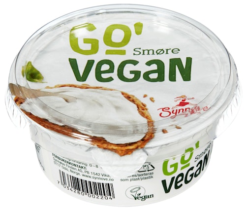Bilde: © Go Vegan / Kolonial.no Go Vegan Go'vegan Smørepålegg 150 g
