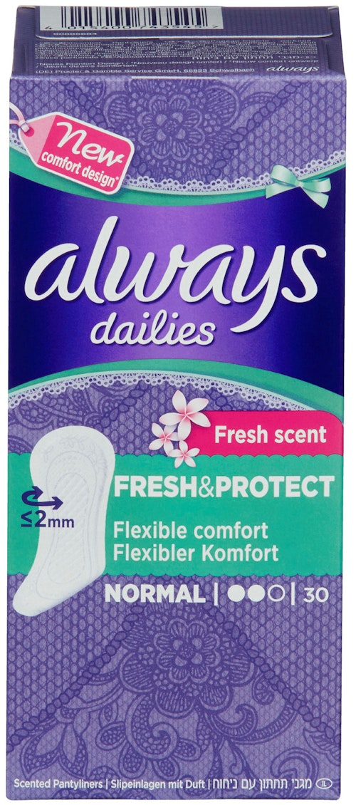 Bilde: © Always / Kolonial.no Always Truseinnlegg Normal Liner 30 stk