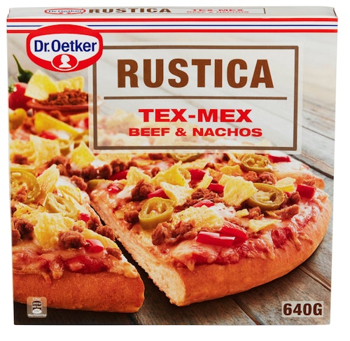 Bilde: © Dr. Oetker / Kolonial.no Dr. Oetker Rustica Tex Mex 640 g